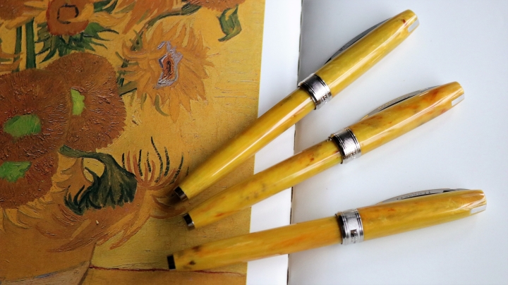 ゴッホコレクション　ひまわり　万年筆