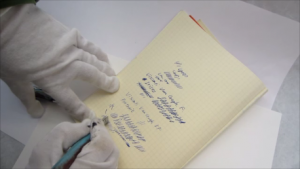 ビスコンティの自画像試し書き