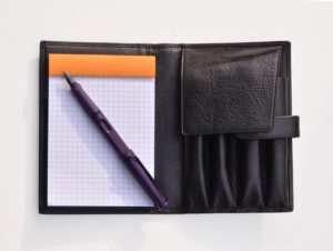 WANCHER(ワンチャー) 本革 ペンケース ノート型