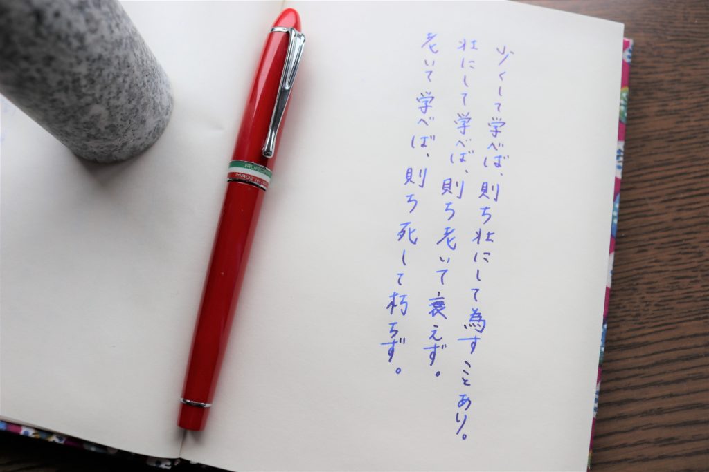 言志四録 万年筆