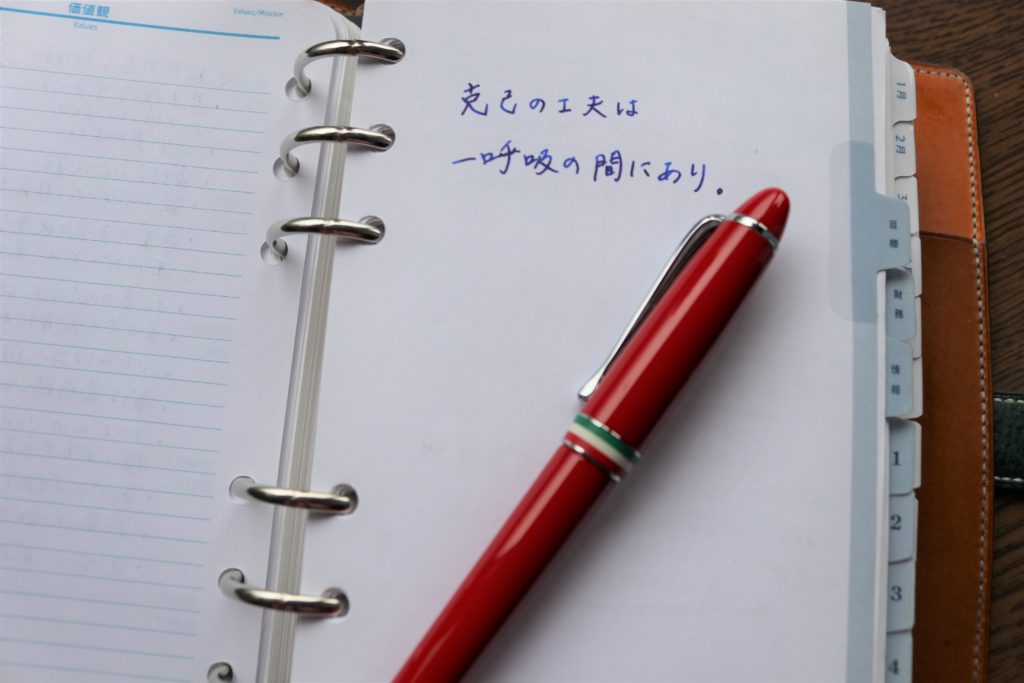 言志四録 万年筆