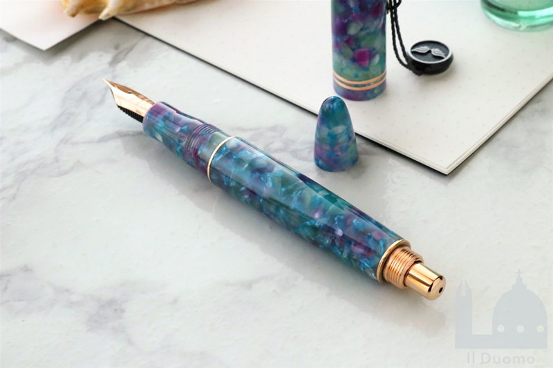 レオナルド フローレ アクアペトラ 万年筆(14Kニブ)
