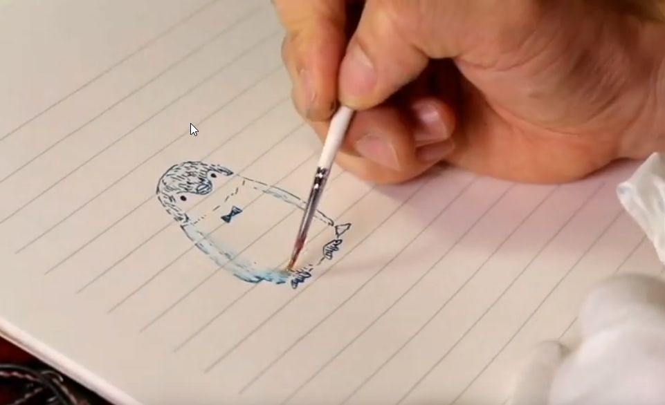 万年筆イラスト