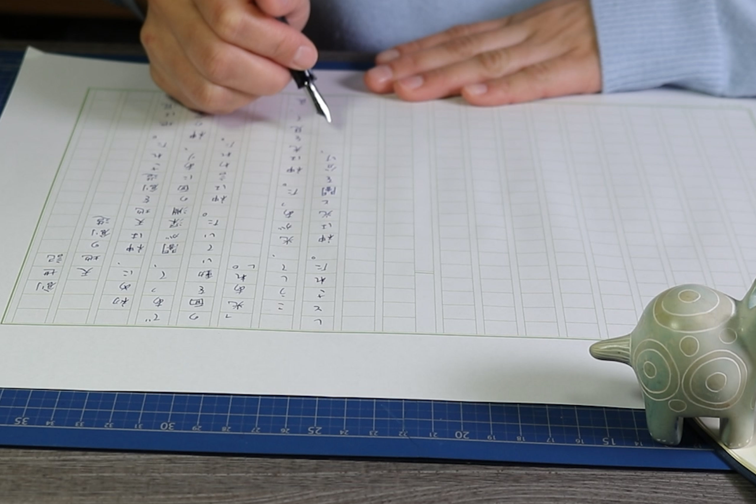 万年筆原稿用紙で何枚書けるか　冒頭