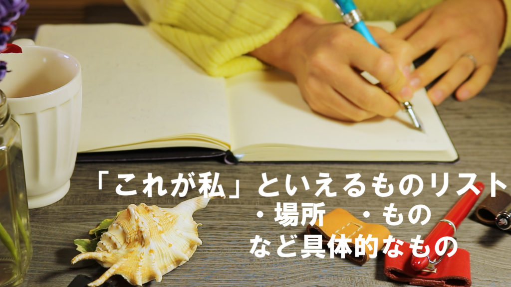 万年筆ワーク 価値観を振り返るノートワーク 画像