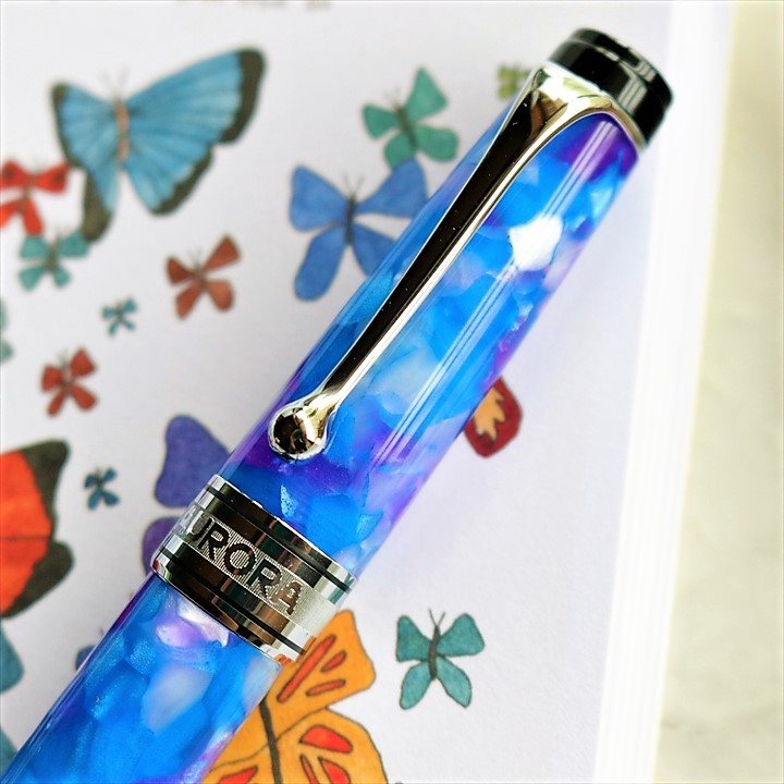 アウロラ 限定生産品 カレイドスコーピオ ルーチェブルー 万年筆 Aurora Caleidoscopio Luce Blu Fountain Pen