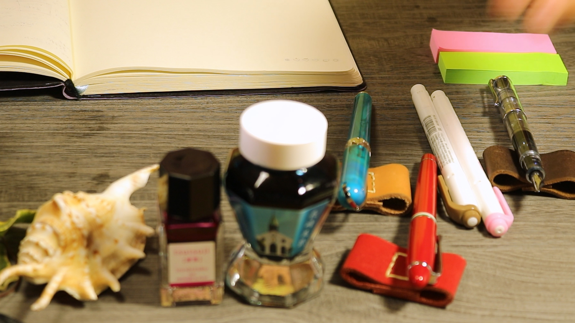 不安用意するもの2 万年筆　不安を仕分けるワーク