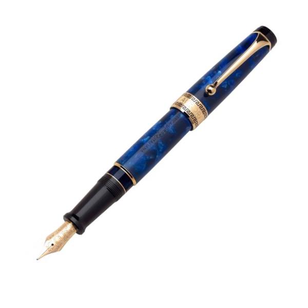 アウロラ　オプティマ　GT　万年筆　ブルーゴールド　No.996/B　Aurora　Optima　Blue and Gold Fountain Pen